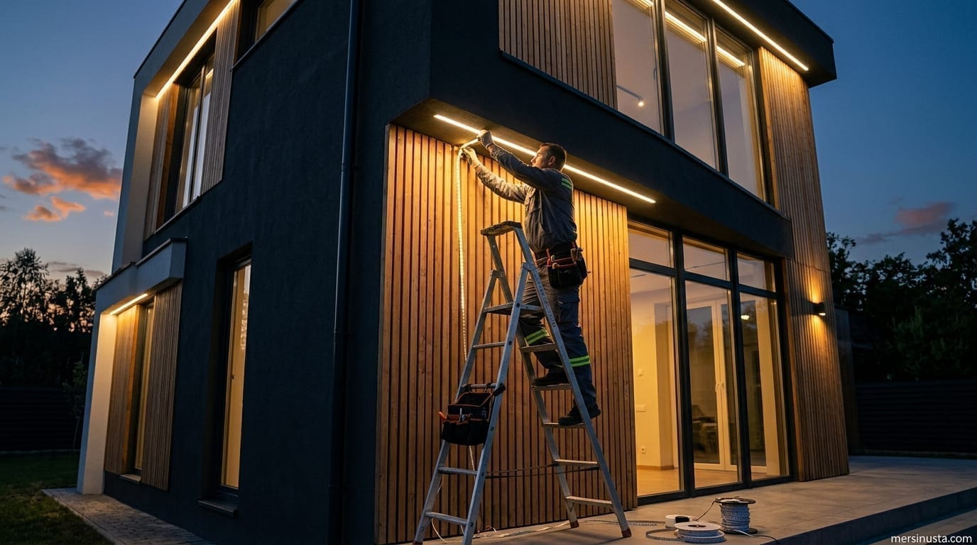 (0 501) 359 03 36 | Bina Dış Cephe Boyama ve LED Takma Mersin | Mersin Usta