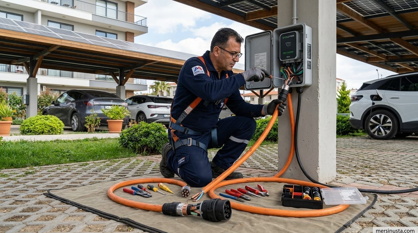 (0 501) 359 03 36 | Elektrikli Araç Şarj Kablosu Tamiri | Mersin Usta