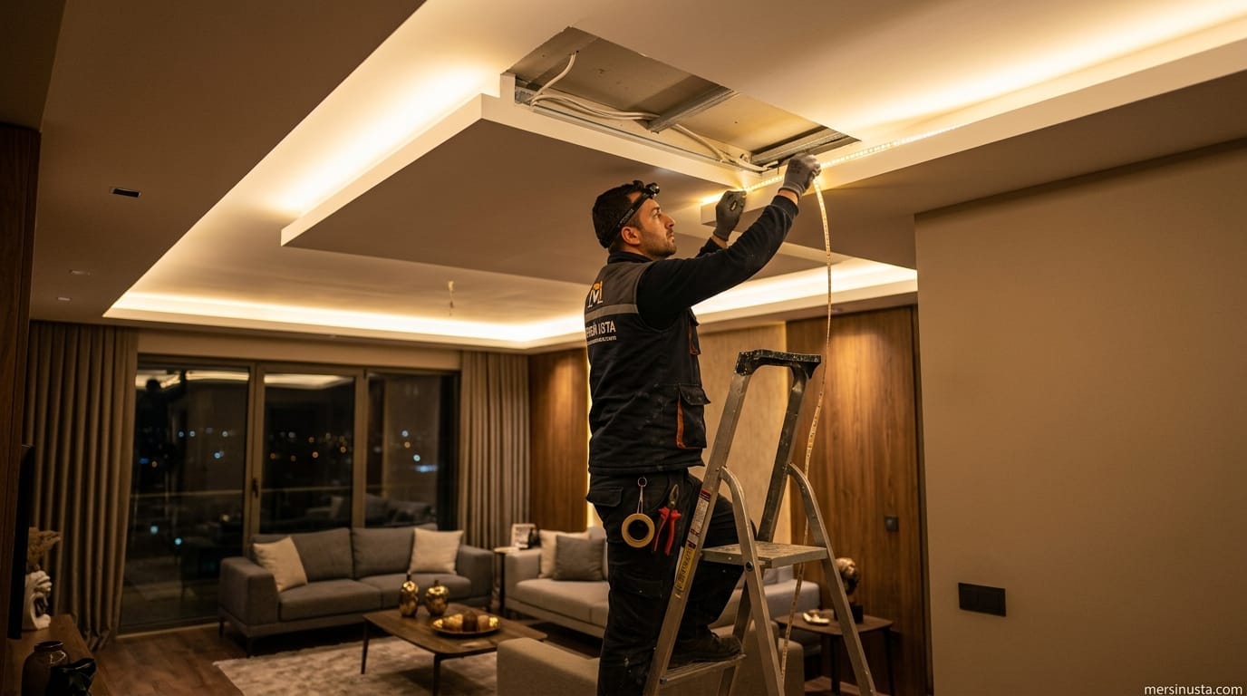 (0 501) 359 03 36 | Gizli Işık Bandı Yapımı Mersin – Dolap ve Tavan LED Bandı